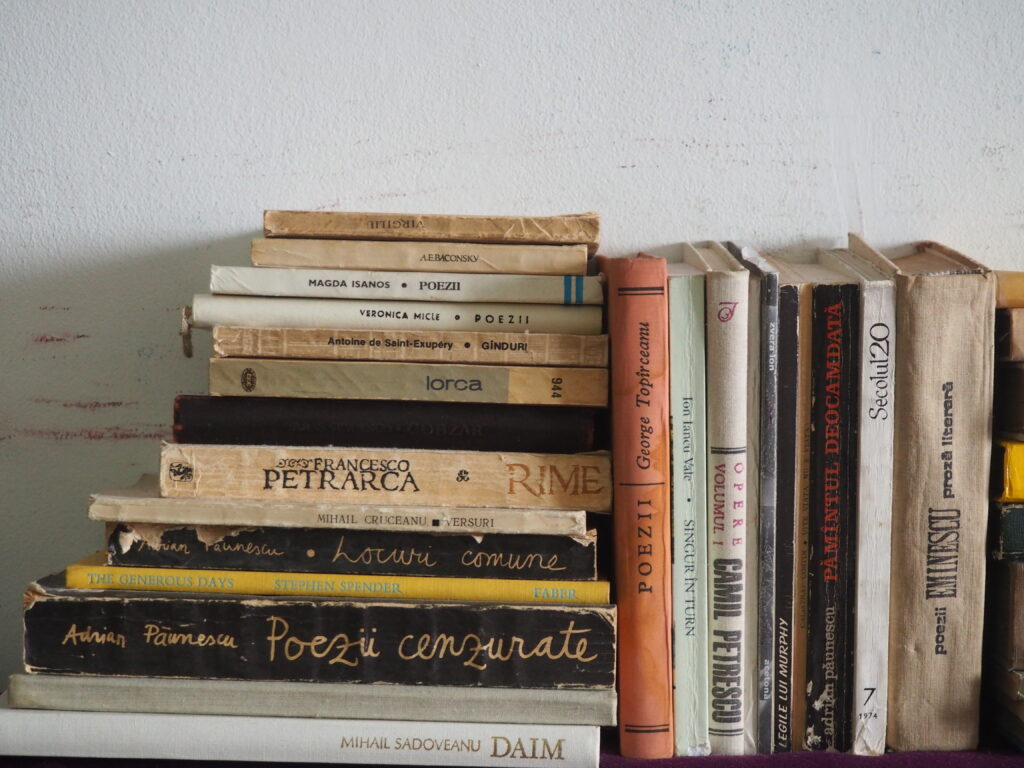 Cărți vechi din casa artistei