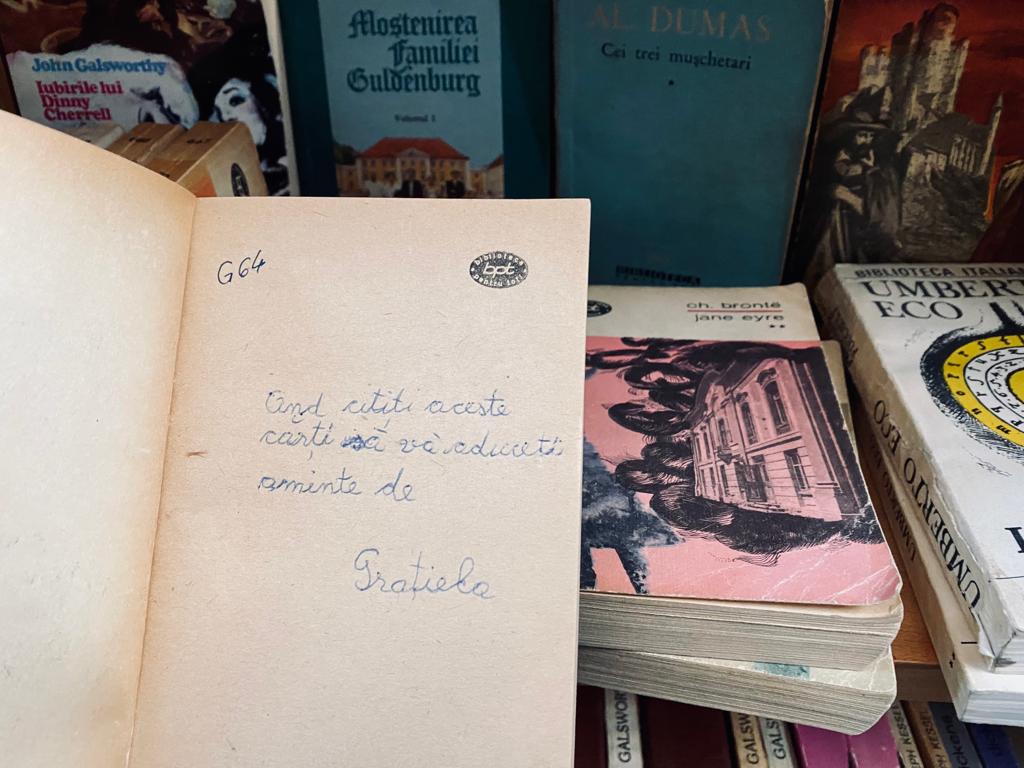 „Când citiți aceste cărți să vă aduceți aminte de Grațiela”